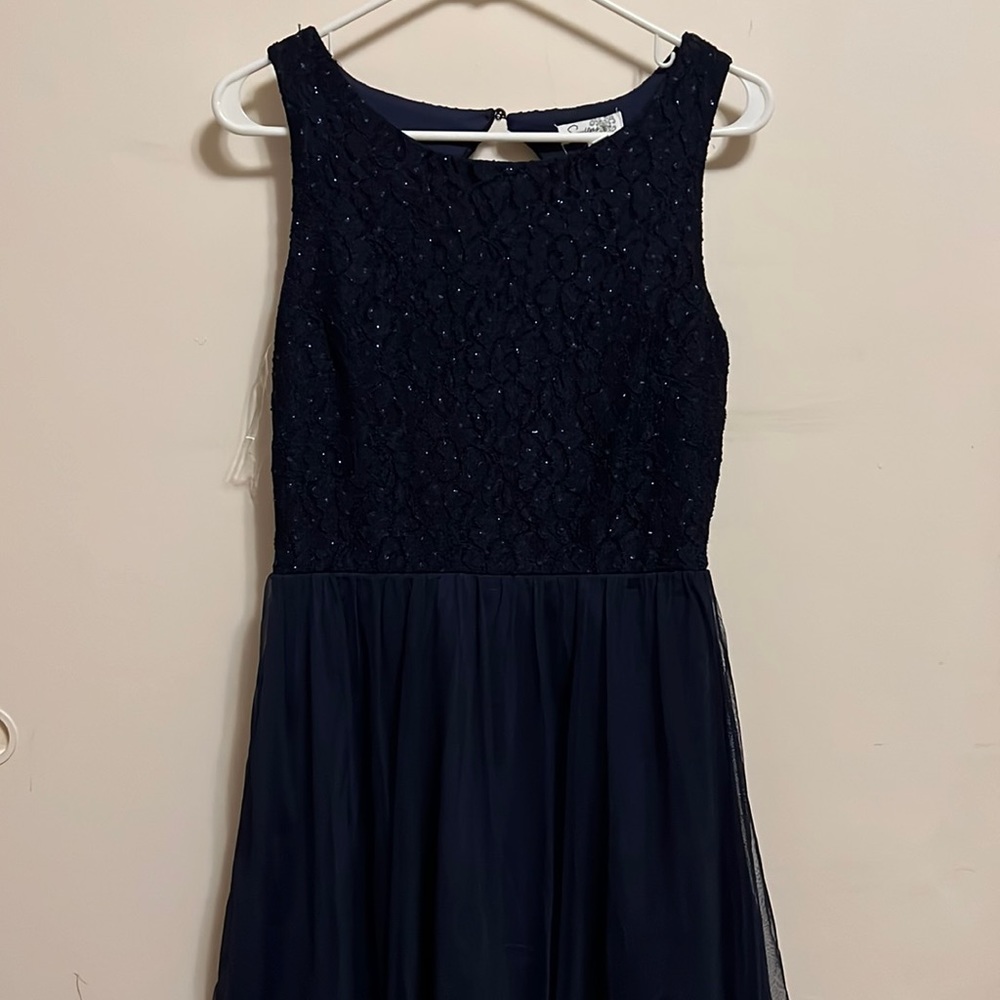Speechless size 11 navy prom dress